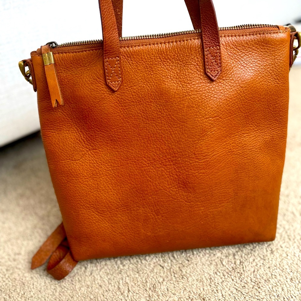 Madewell small transport crossbody tote